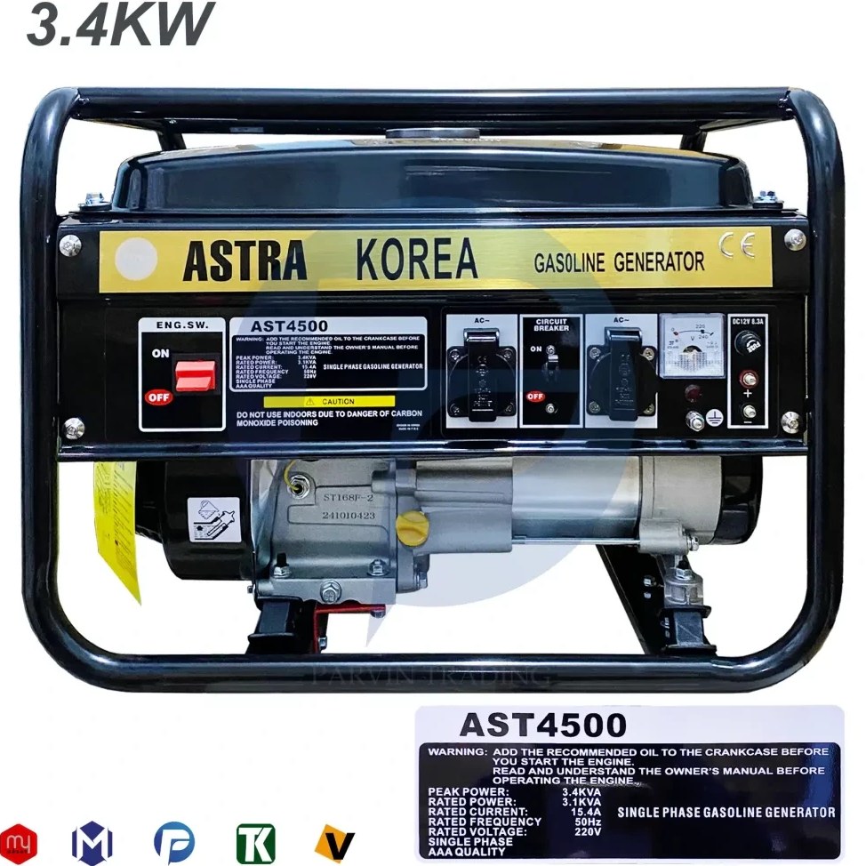 astra korea generator ast 3700